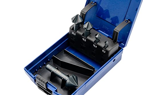 Baer HSSE-VAP - Set Punte Coniche 90° per Acciaio Inox