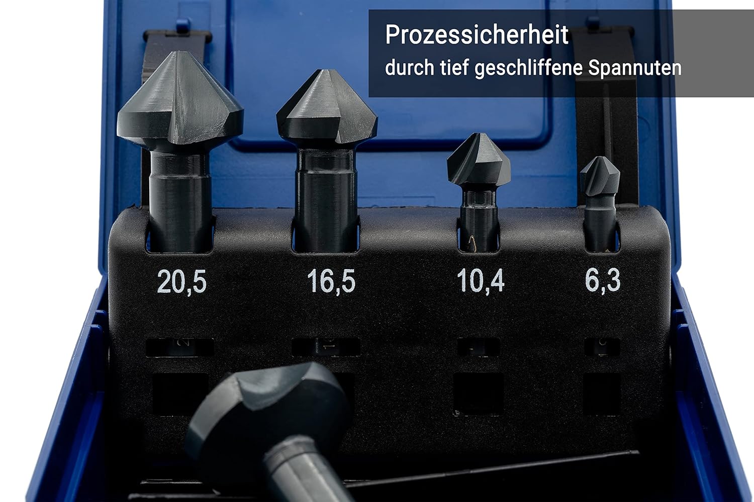 Baer HSSE-VAP - Set Punte Coniche 90° per Acciaio Inox - immagine 2