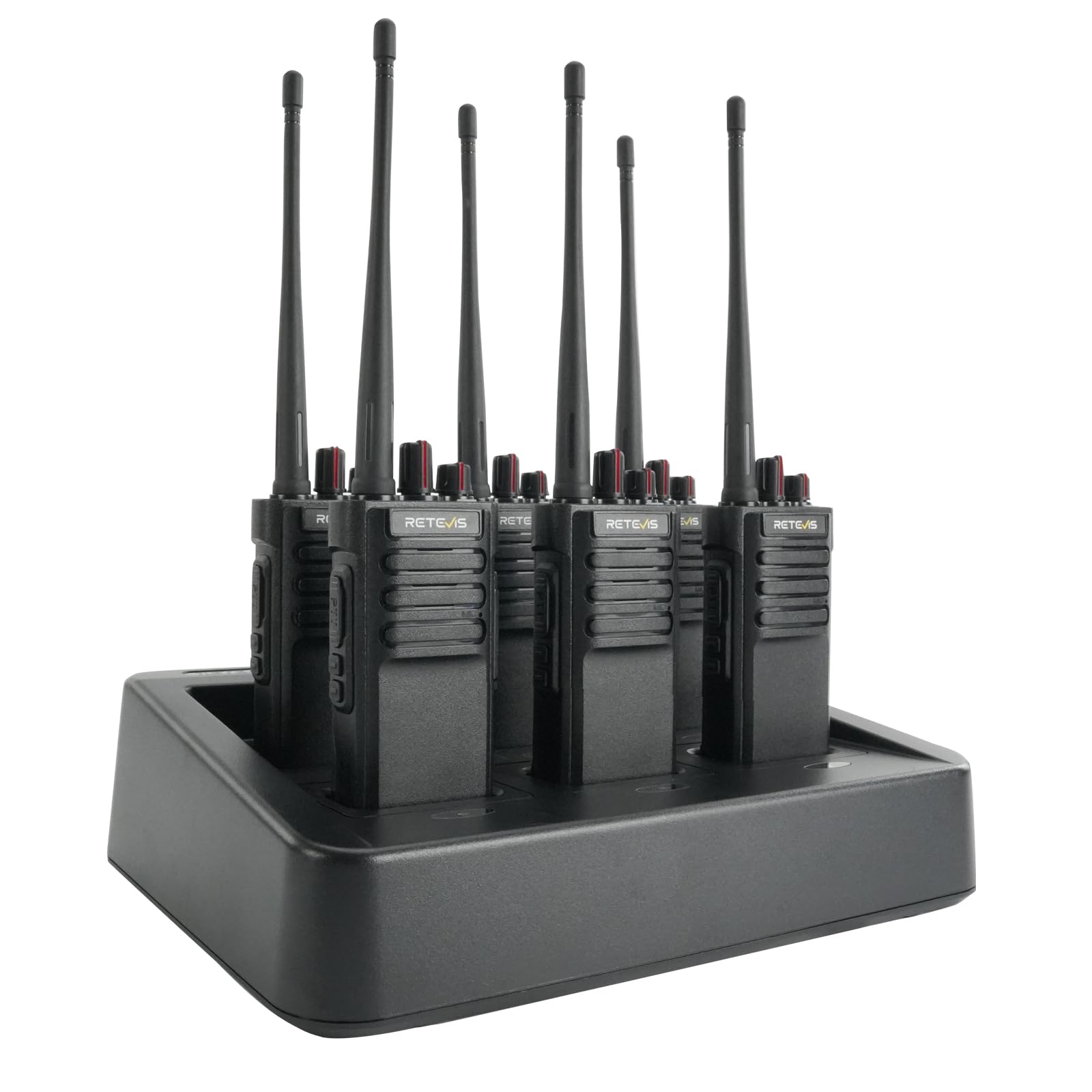 Retevis RT29D - Walkie Talkie Digitale IP67 (6 Pezzi, Nero)