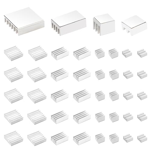 Voogenzek Dissipatori di Calore per Raspberry Pi 4 B (40 Pezzi)