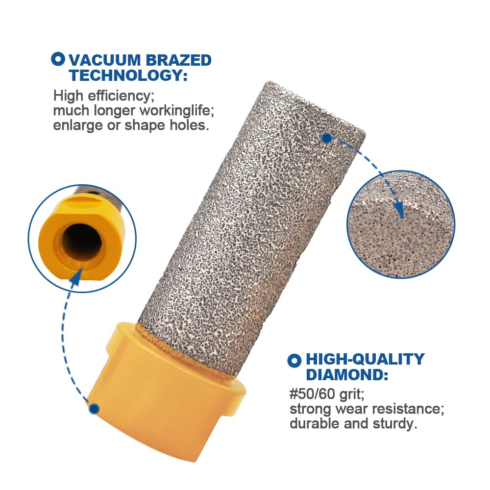 Highdril Kit Trapano Diamantato 11 Pezzi per Piastrelle - immagine 5