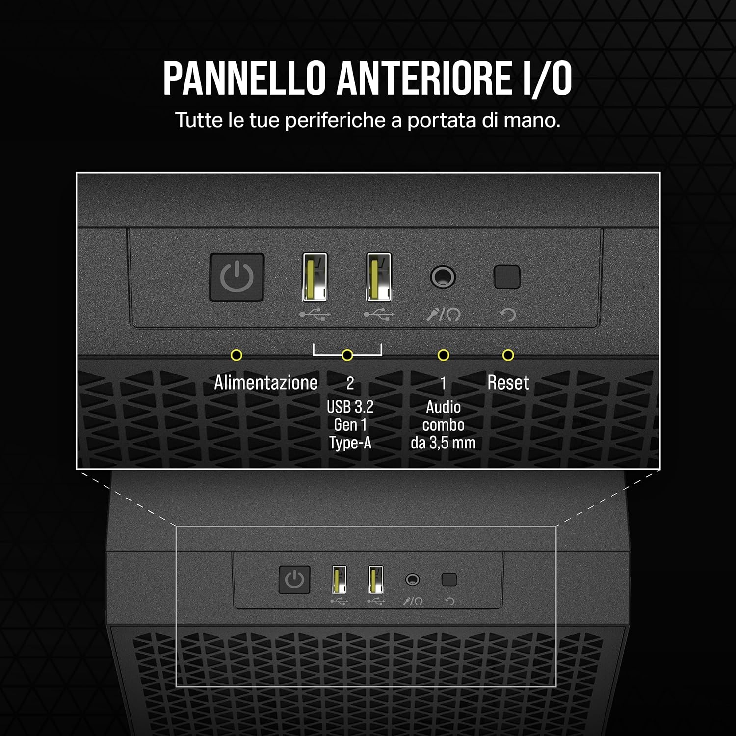 Corsair 3000D AIRFLOW Case PC Mid-Tower, Nero - immagine 7