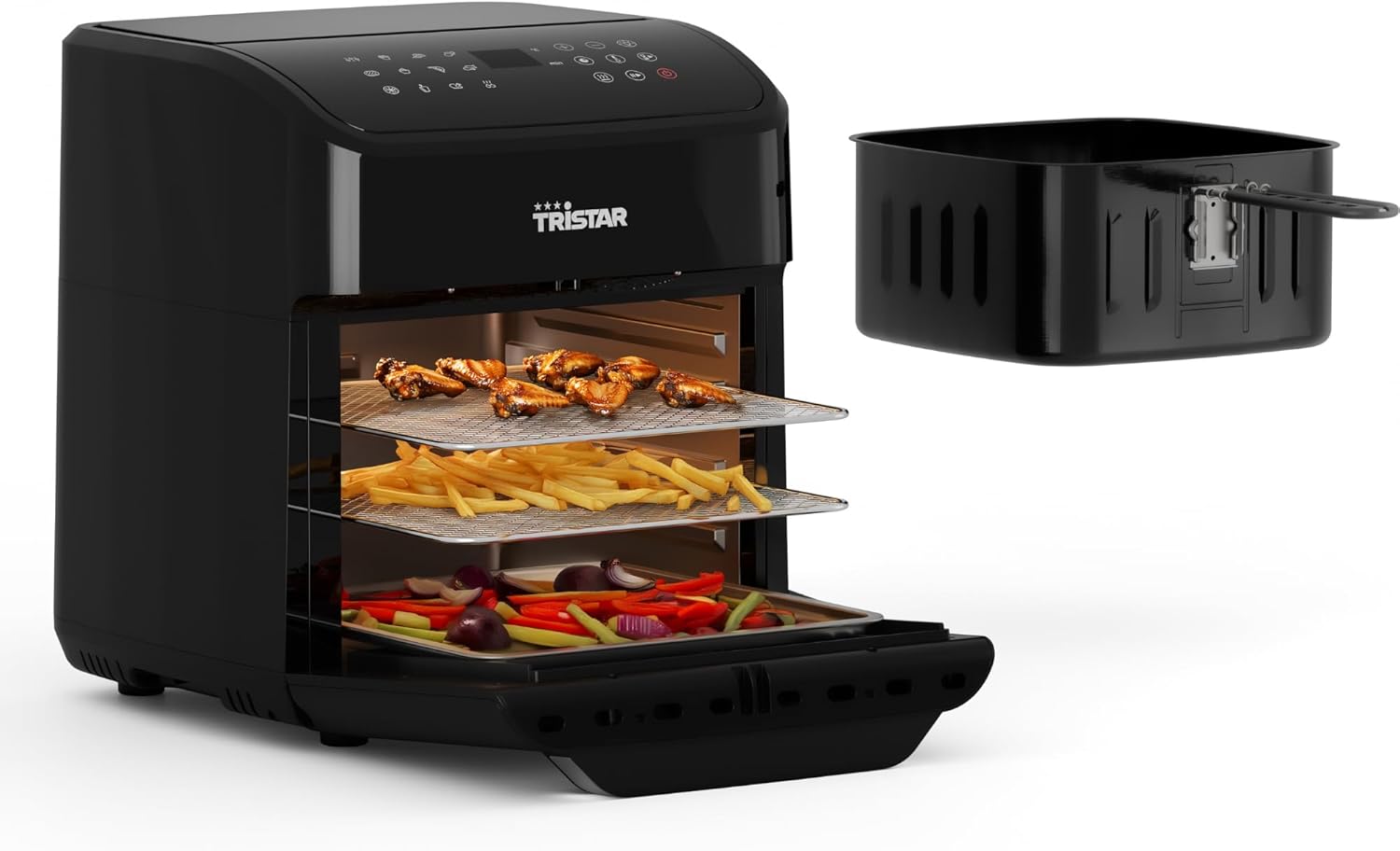 Tristar Mini Forno e Friggitrice ad Aria 2 in 1, 12L