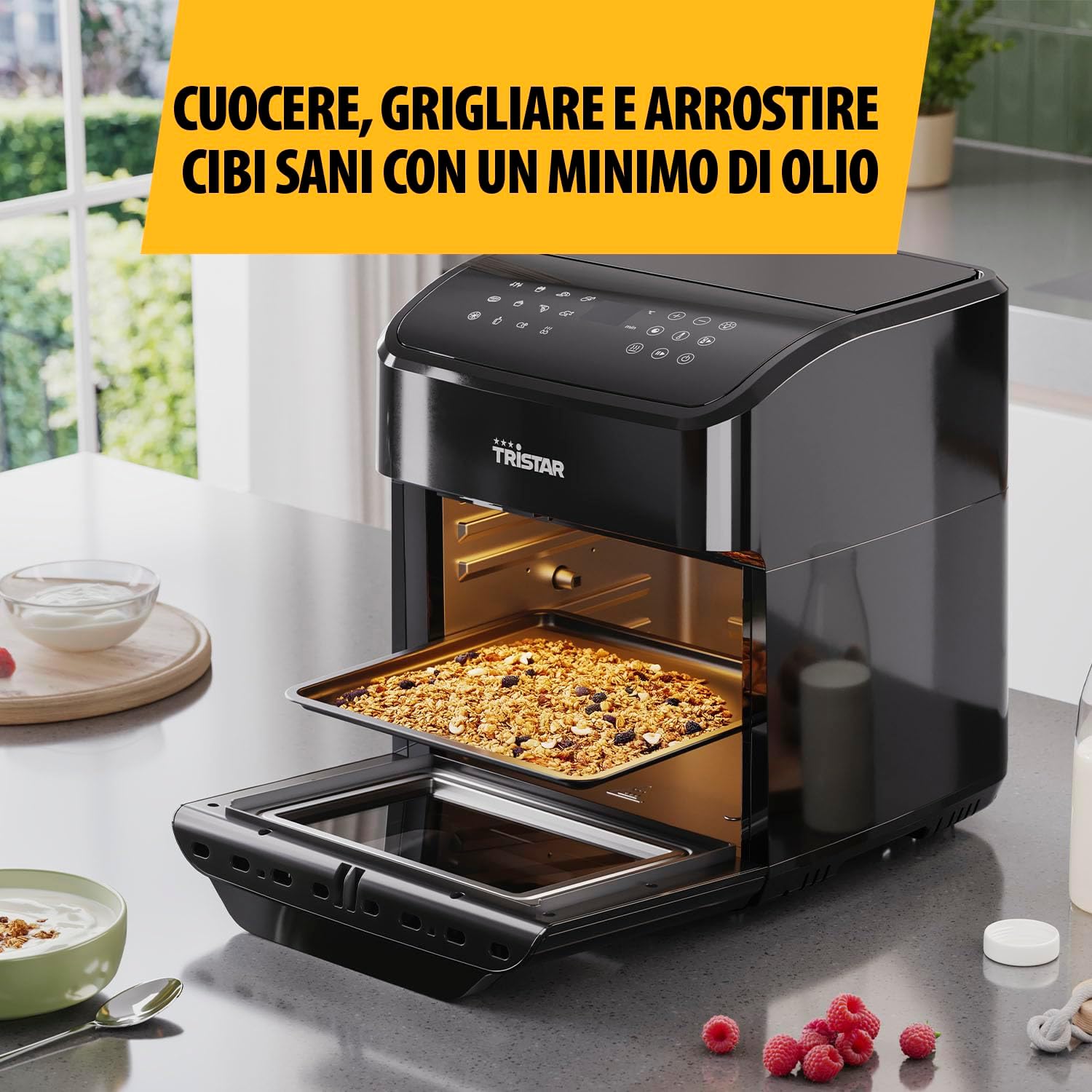 Tristar Mini Forno e Friggitrice ad Aria 2 in 1, 12L - immagine 4