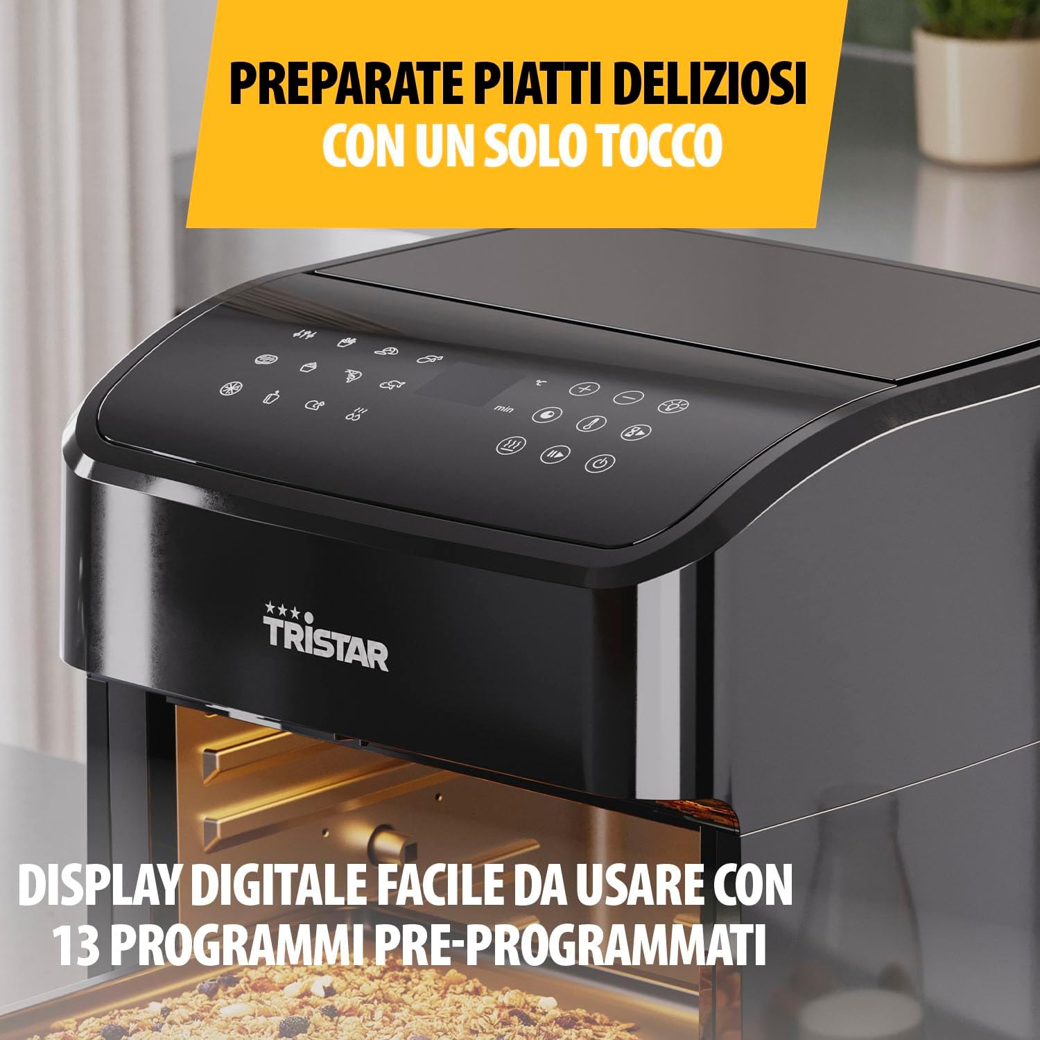 Tristar Mini Forno e Friggitrice ad Aria 2 in 1, 12L - immagine 6