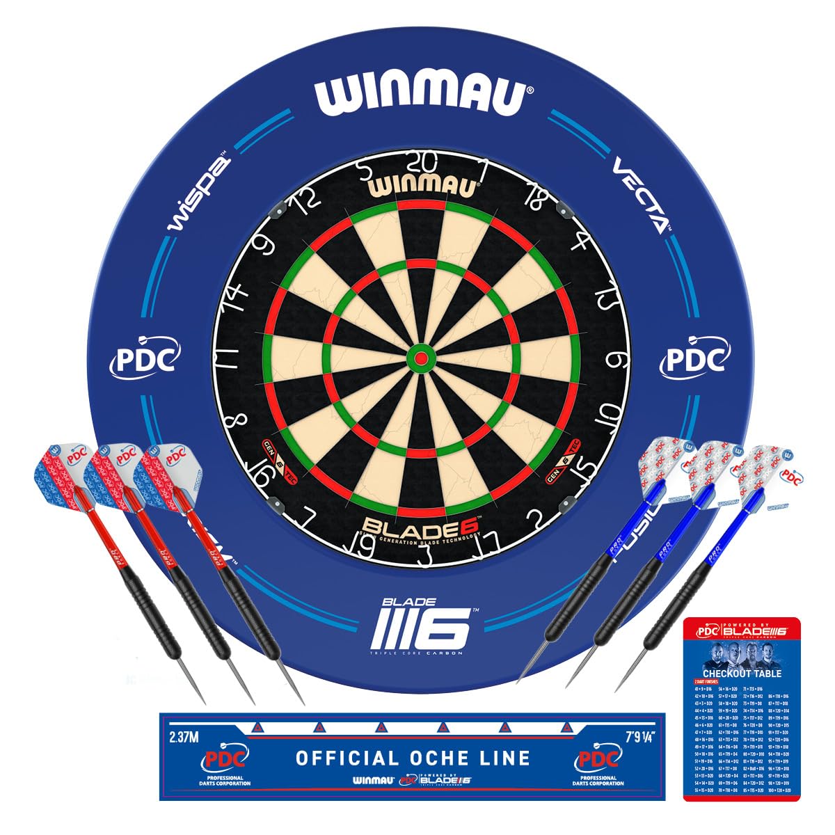 WINMAU Blade 6 - Bersaglio Professionale con Setole