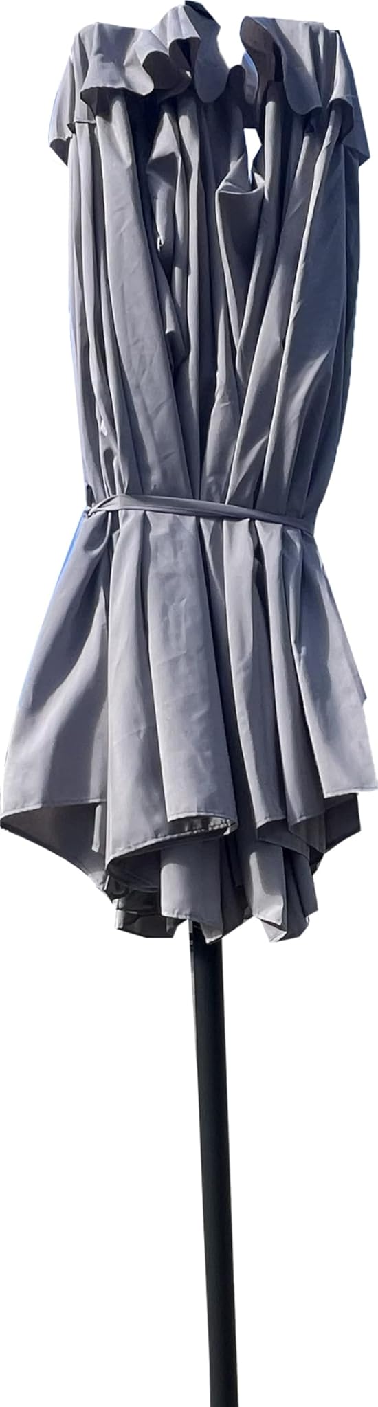 GARDEN FRIEND Ombrellone Trio Ovale Grigio