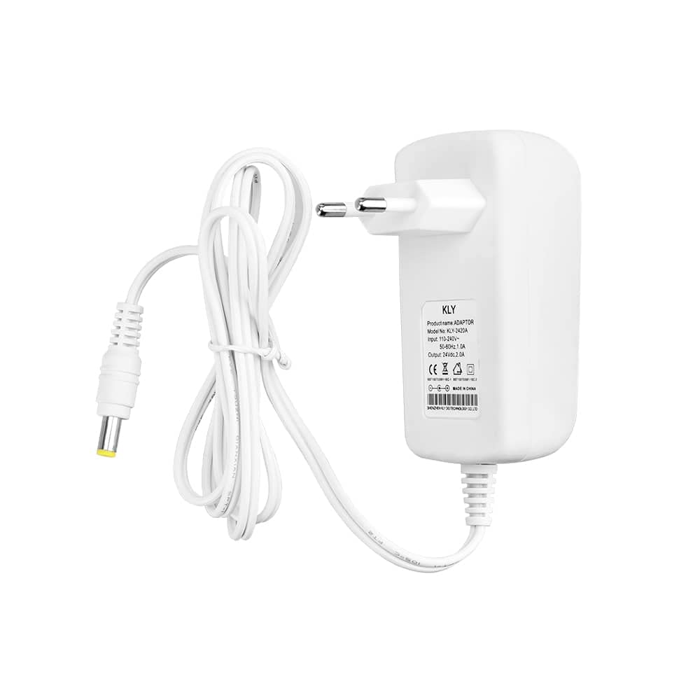 Cablepelado Alimentatore 12V / 0.6A, Bianco