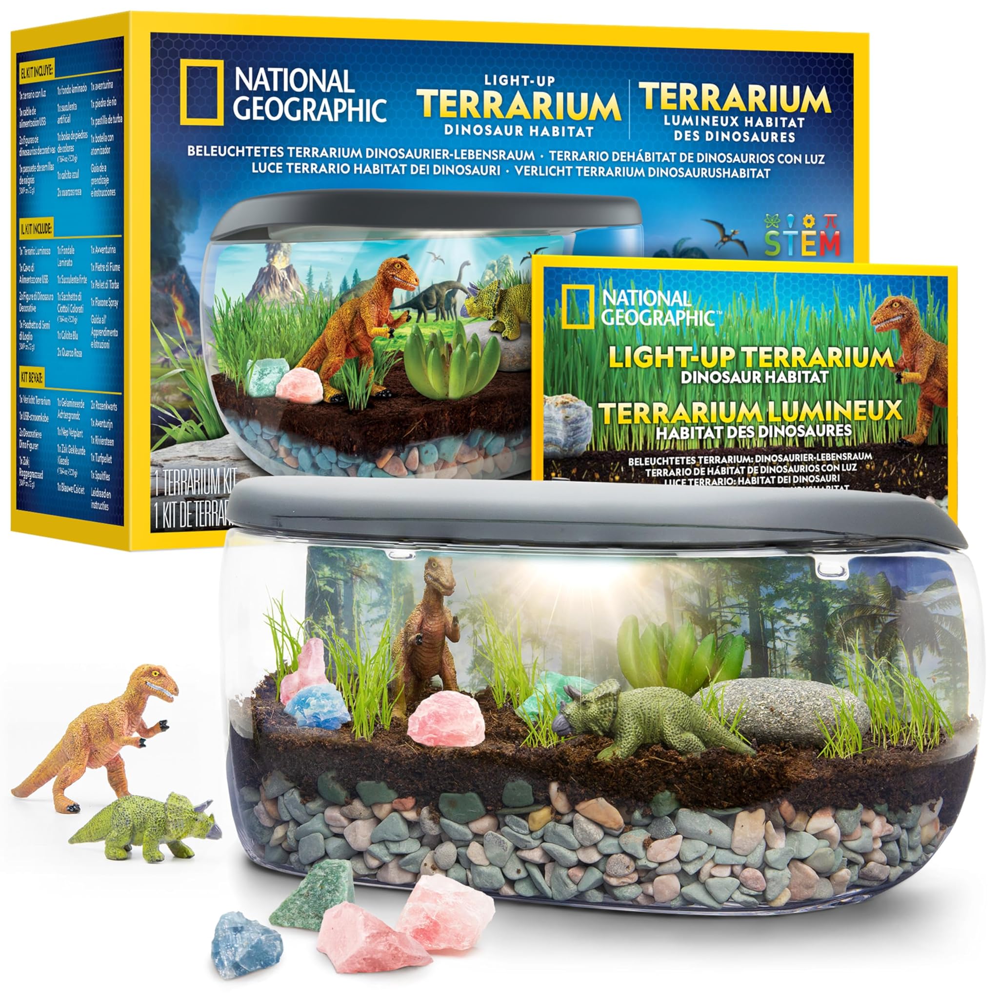 NATIONAL GEOGRAPHIC Terrarium Luminoso per Bambini