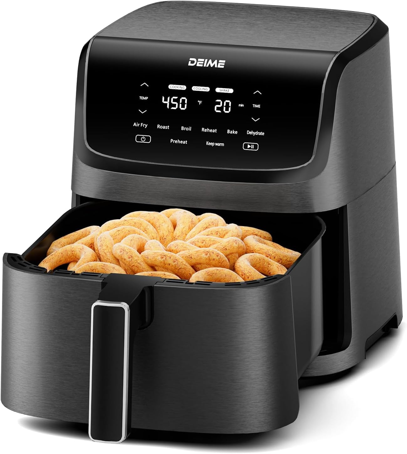 DEIME Air Fryer 7.0L Oilless 1800W