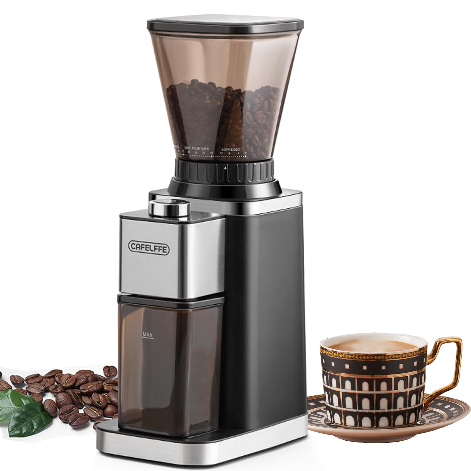 Cafelffe MK-301 Macinacaffè con Macina Conica