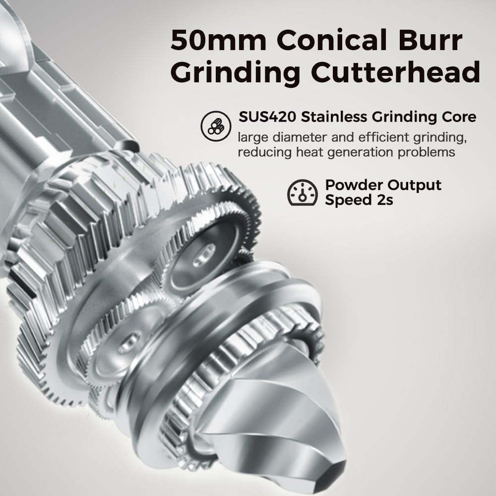 Cafelffe MK-301 Macinacaffè con Macina Conica - immagine 4