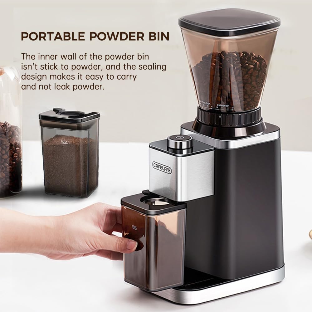 Cafelffe MK-301 Macinacaffè con Macina Conica - immagine 6