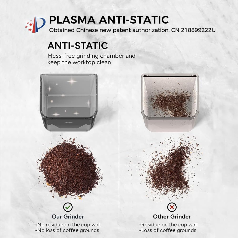 Cafelffe MK-301 Macinacaffè con Macina Conica - immagine 8