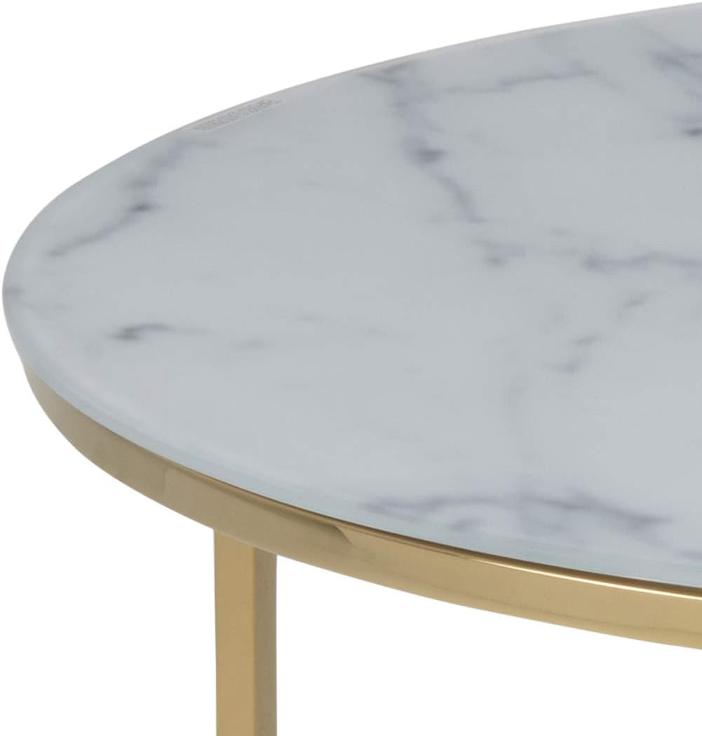 Ac Design Furniture Antje Tavolino da Caffè Rotondo - immagine 5