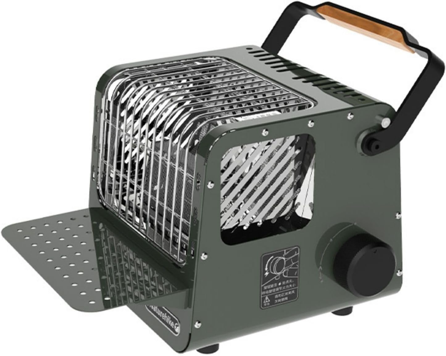 Naturehike 2 in 1 Portable Heater & Stove, Green