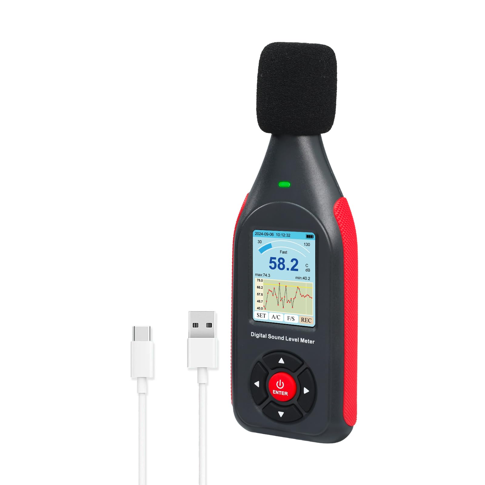 Sonómetro Decibelímetro Registrador Dati 43.000 Record