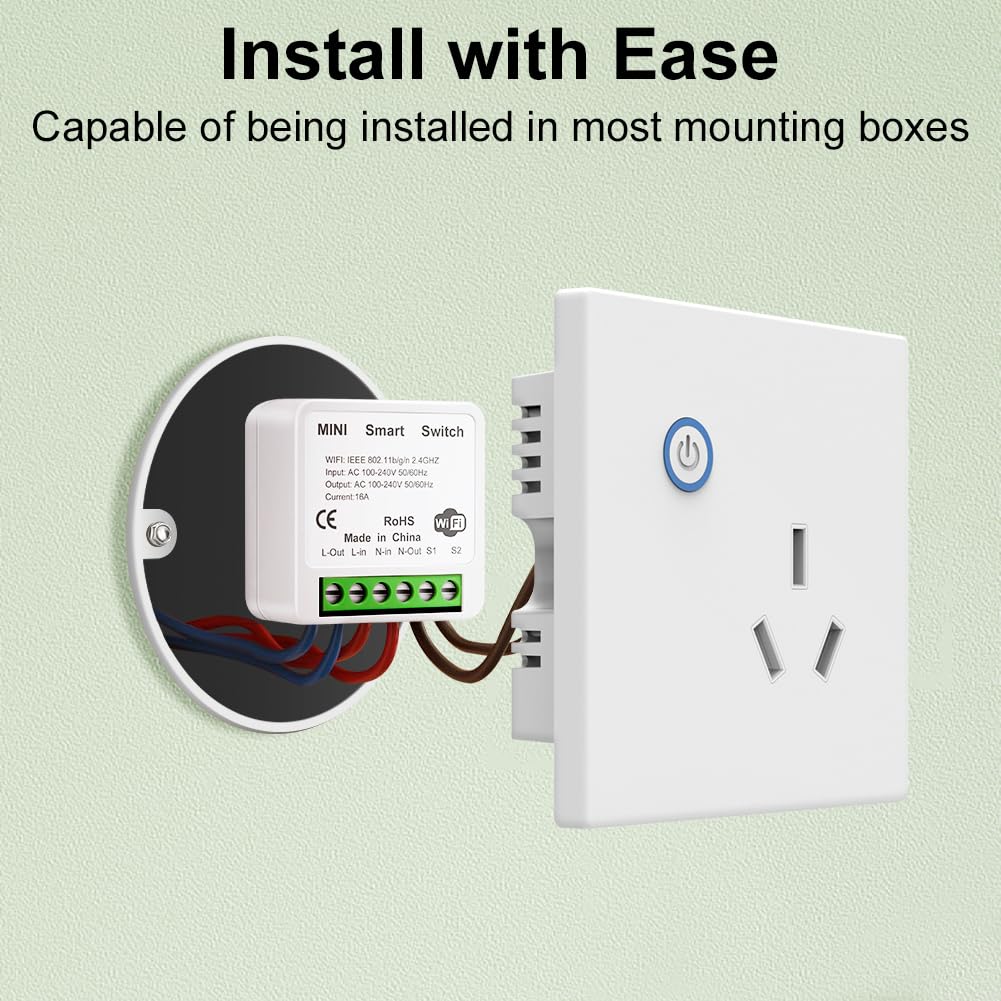 Axfee Interruttore Intelligente Wi-Fi 2 Pezzi - immagine 6