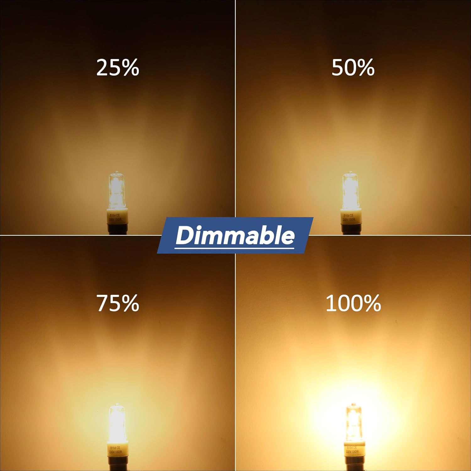 Lampada Alogena B15d 150W 230V Dimmerabile, 2 Pezzi - immagine 3