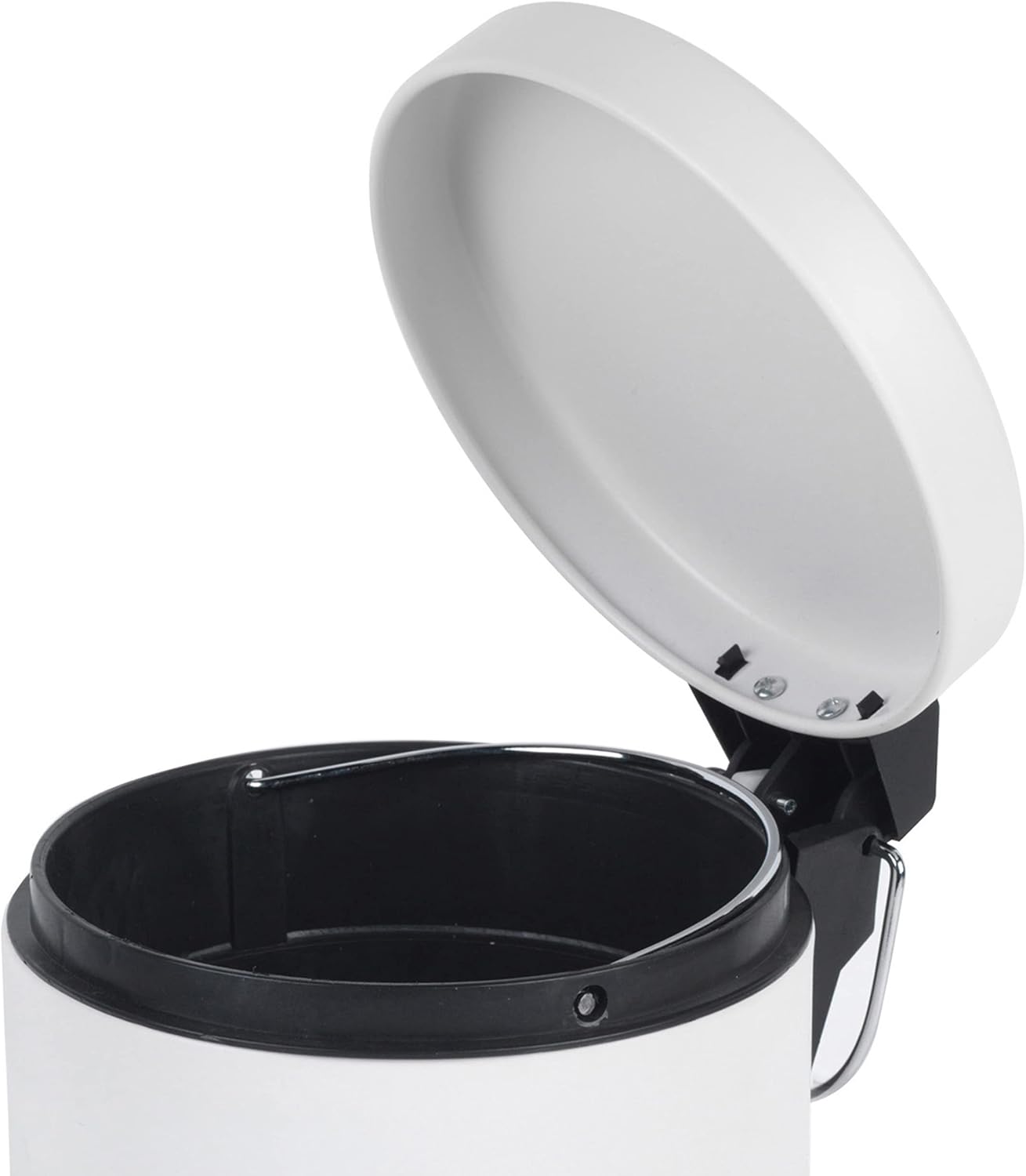 Beldray Pattumiera Rotonda 3L con Pedale, Bianco - immagine 10