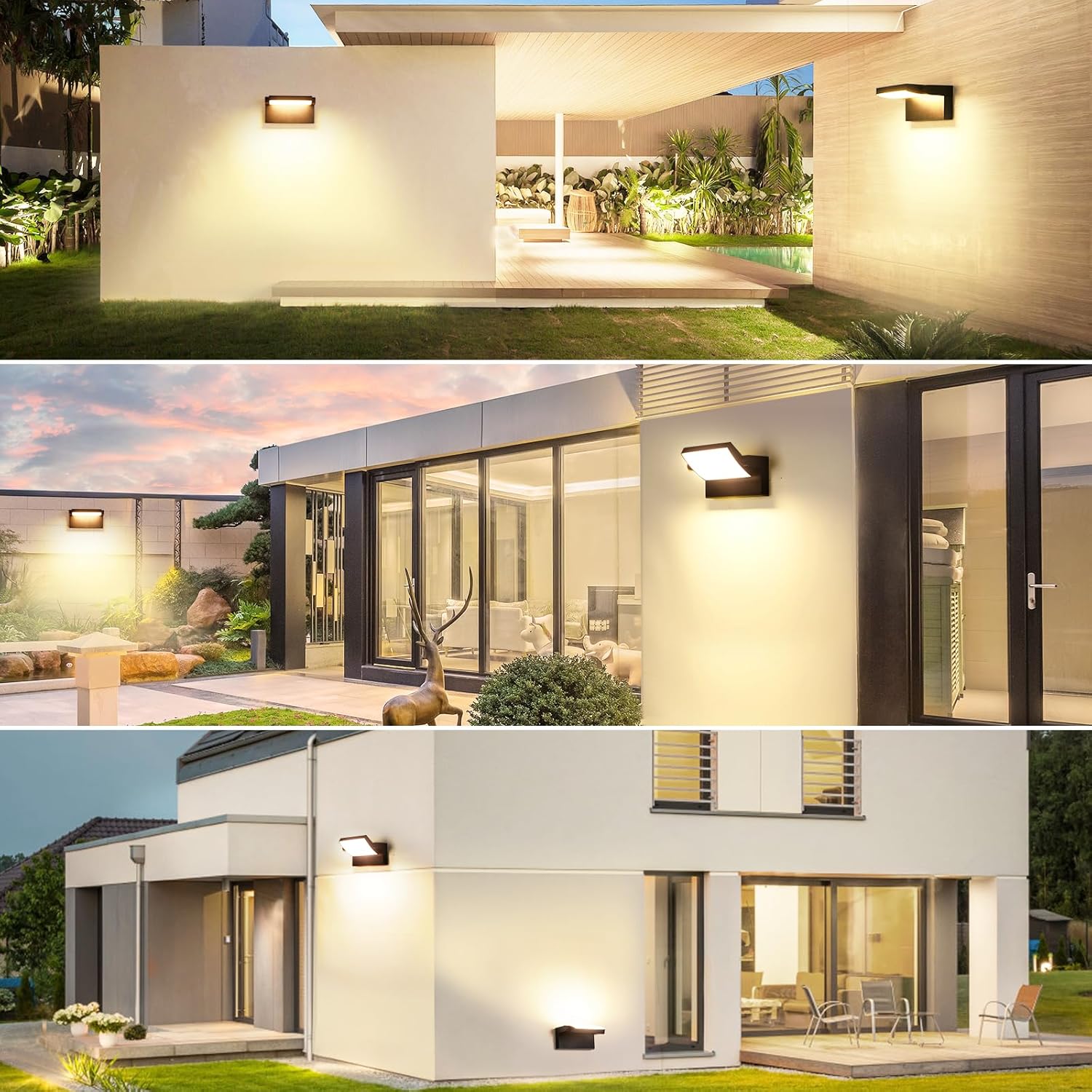 Gxxg 6 Applique da Parete Esterno/Interno 40W Nere - immagine 6