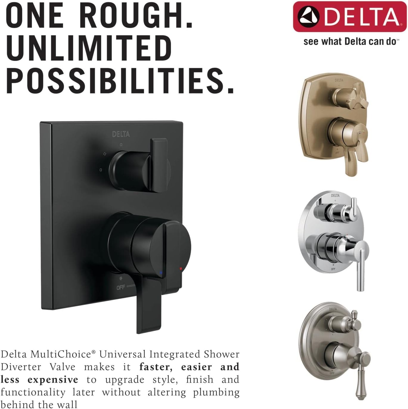 Delta R22000 Multichoice Universale con Deviatore Integrato - immagine 4