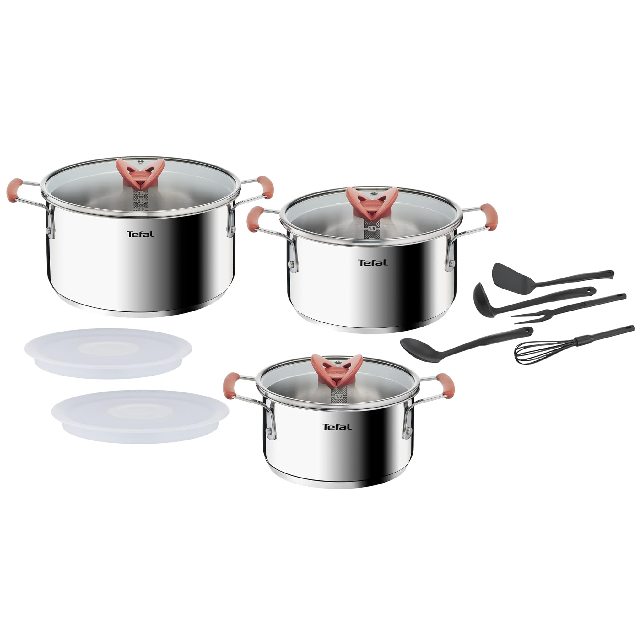 Tefal OptiSpace - Set 3 Pentole 18/20/24 cm