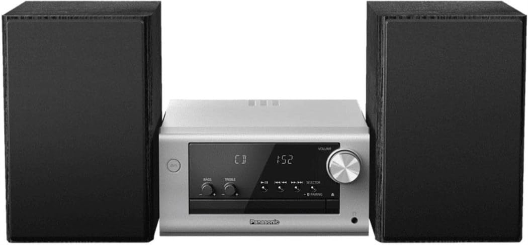 Panasonic SC-PM704EG-S - Sistema Micro HiFi 80W, Argento