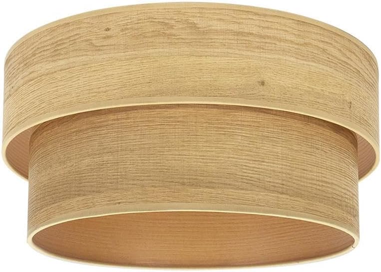 Prendeluz Paralume per Soggiorno E27 in Legno Chiaro