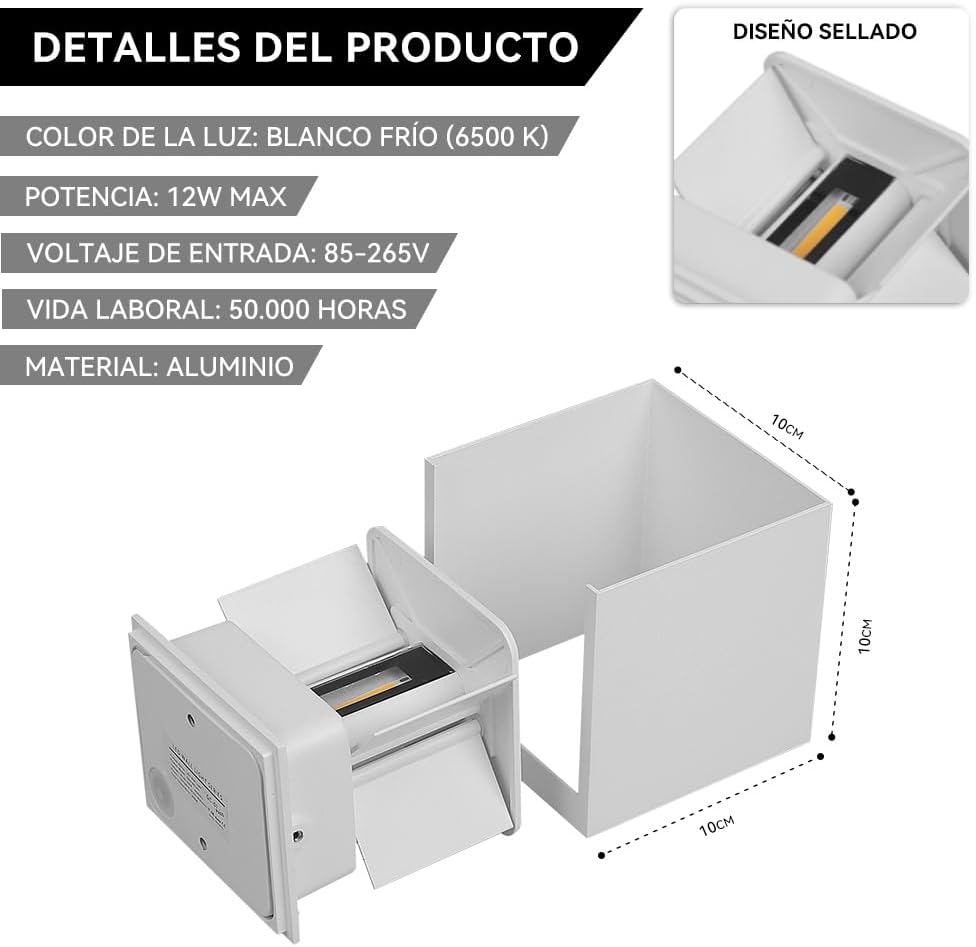 Aplique Pared Exterior/Interior - immagine 5