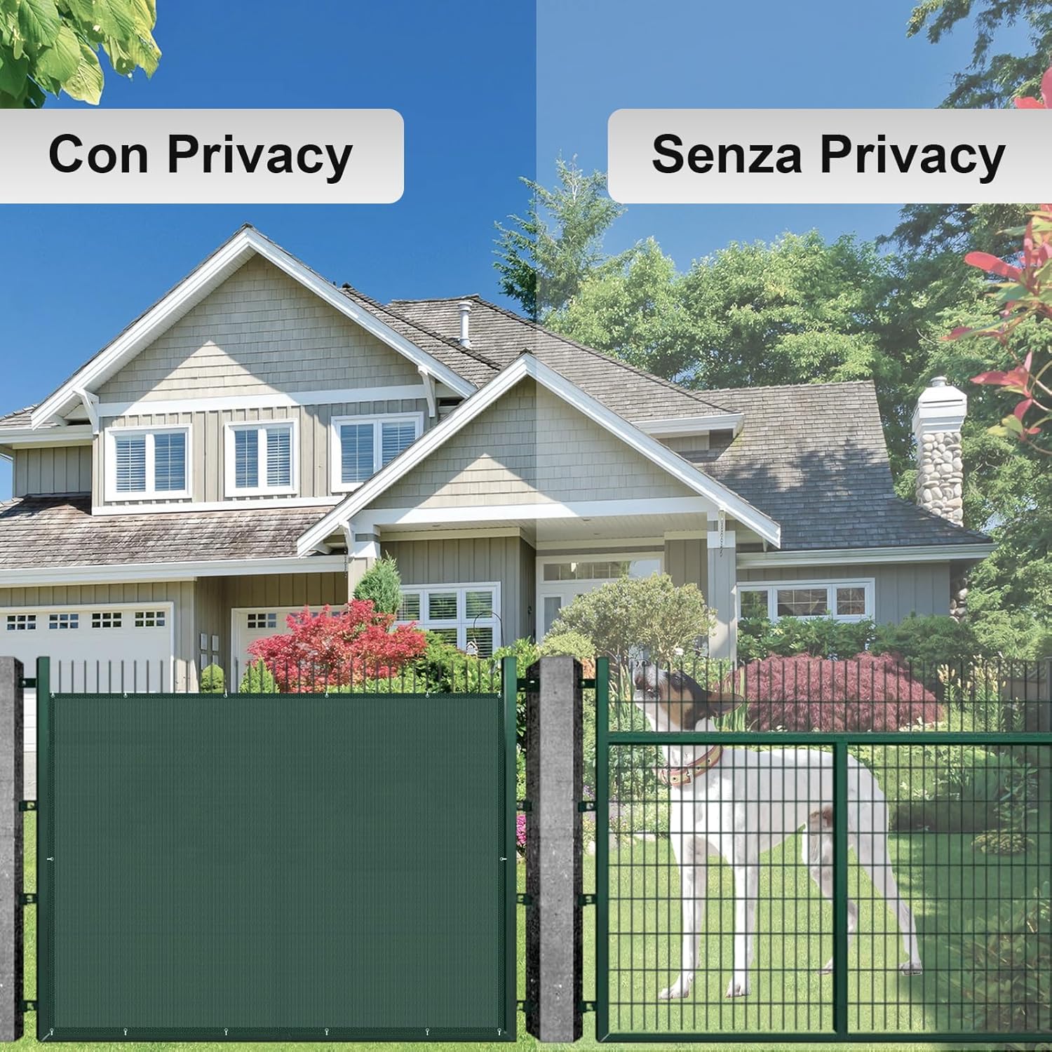 AXT SHADE Frangivisto Balcone 100x800cm, Verde - immagine 5