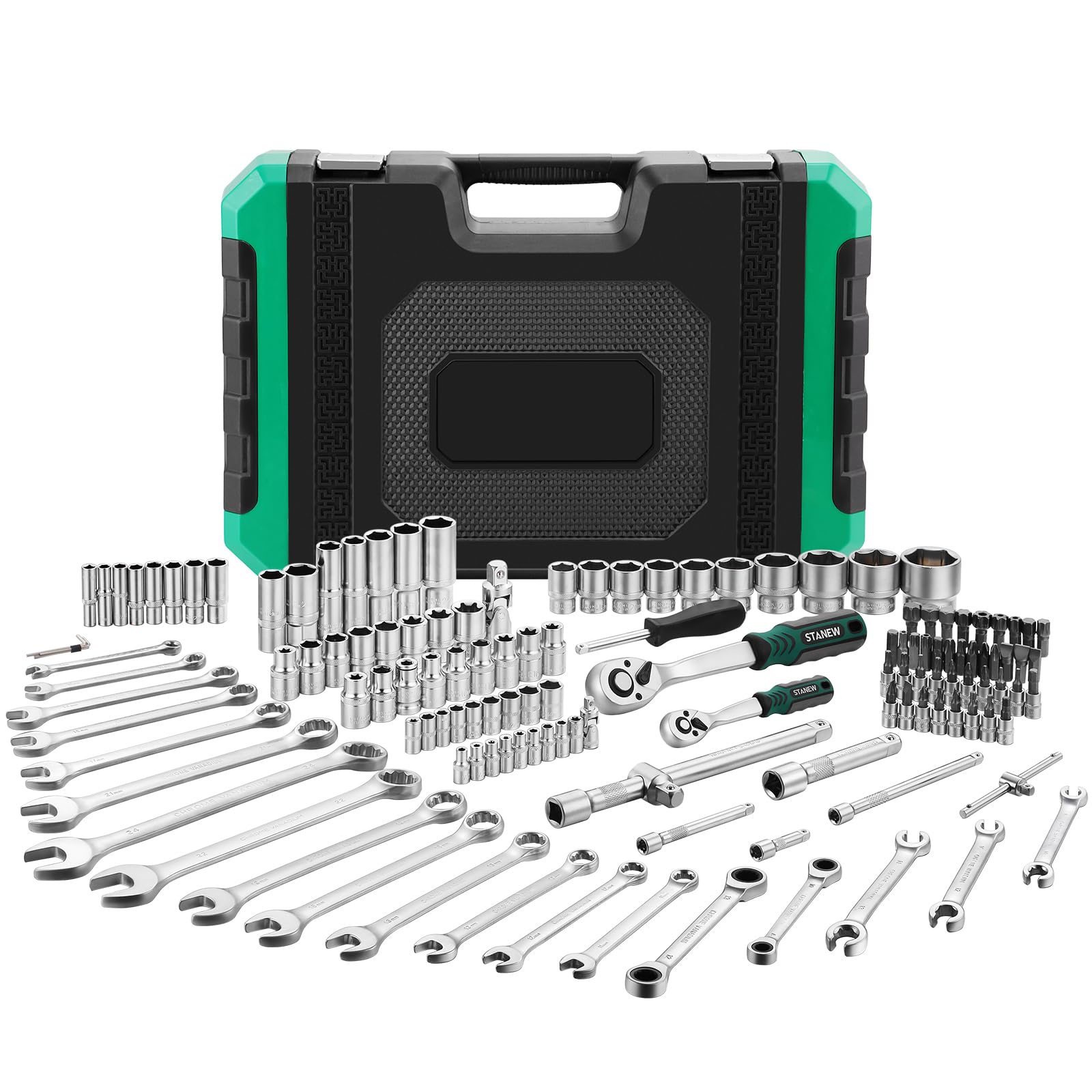 Stanew Set di Chiavi a Bussola 131 Pezzi CR-V