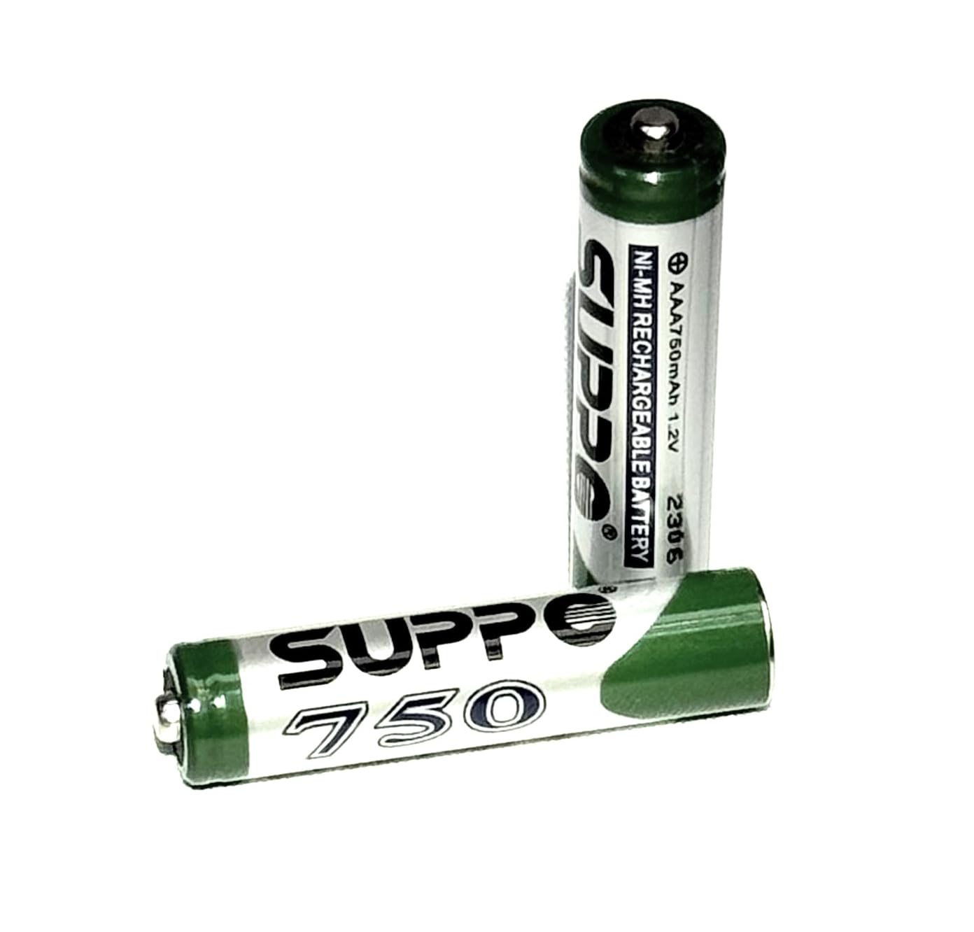 2 Batterie Ricaricabili Originali Suppo 750 mAh