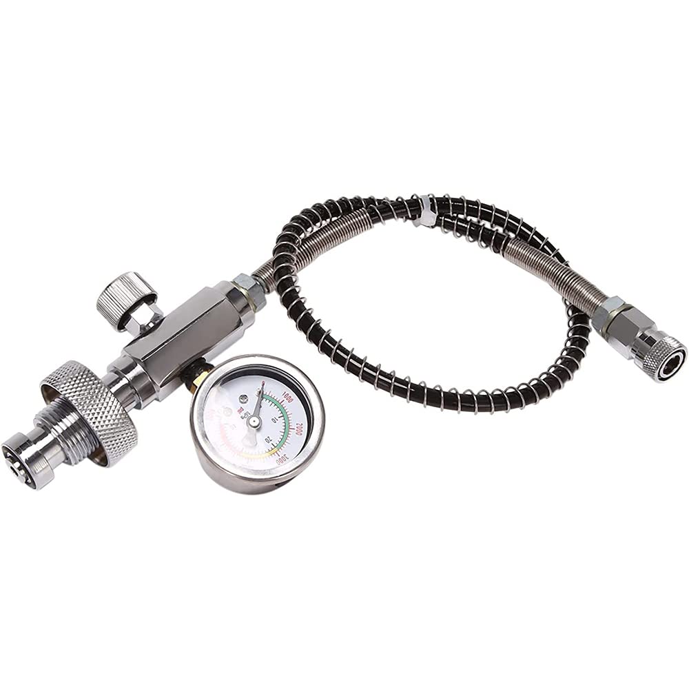 Ricarica per PCP FüLl Station per cilindro sommergibile G5/8 pollici Din e 50 cm tubo a molla