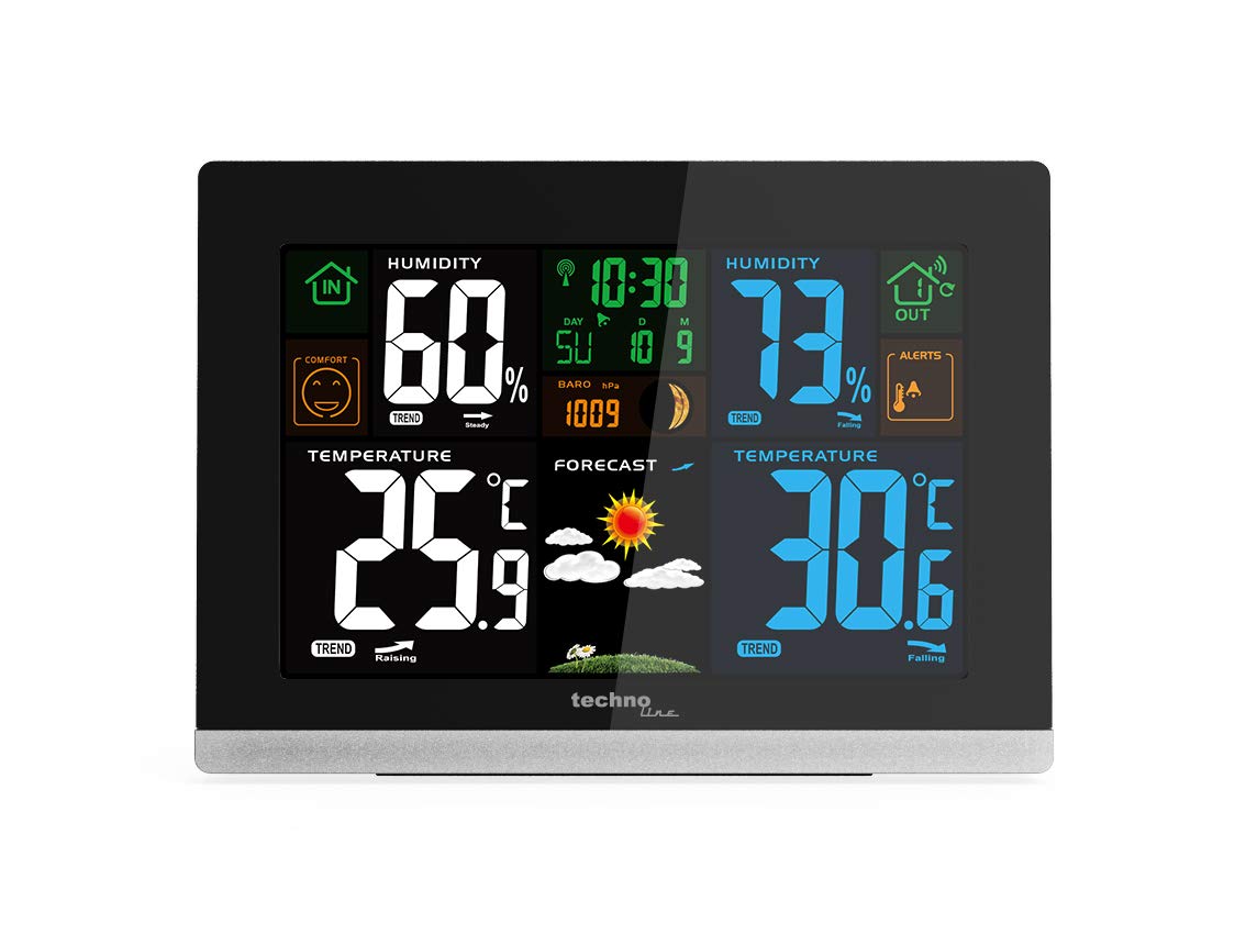 Technoline WS 6462 - Stazione Meteo Radio con Display a Colori