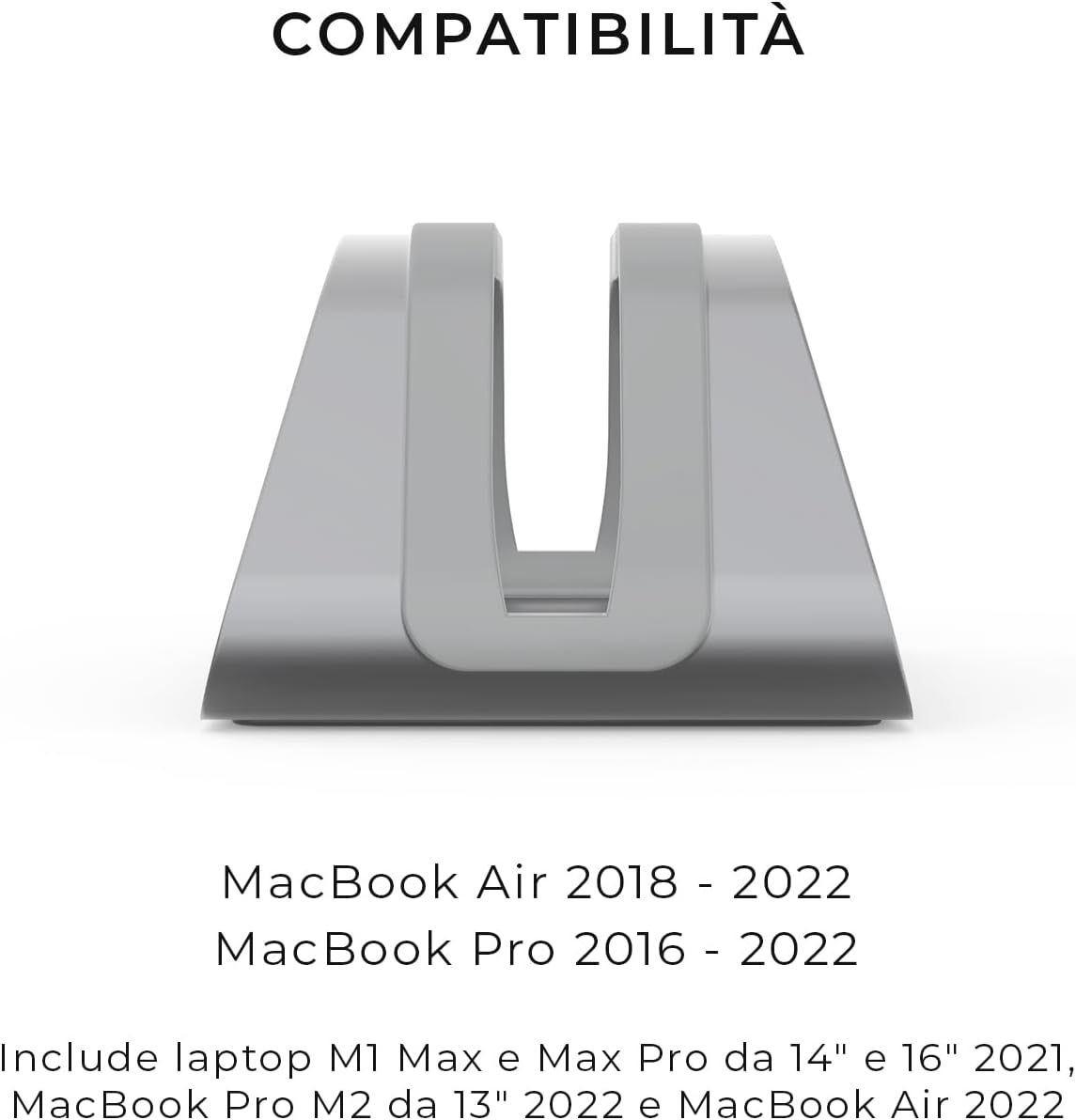 Humancentric Supporto Verticale per Laptop in Alluminio - immagine 7