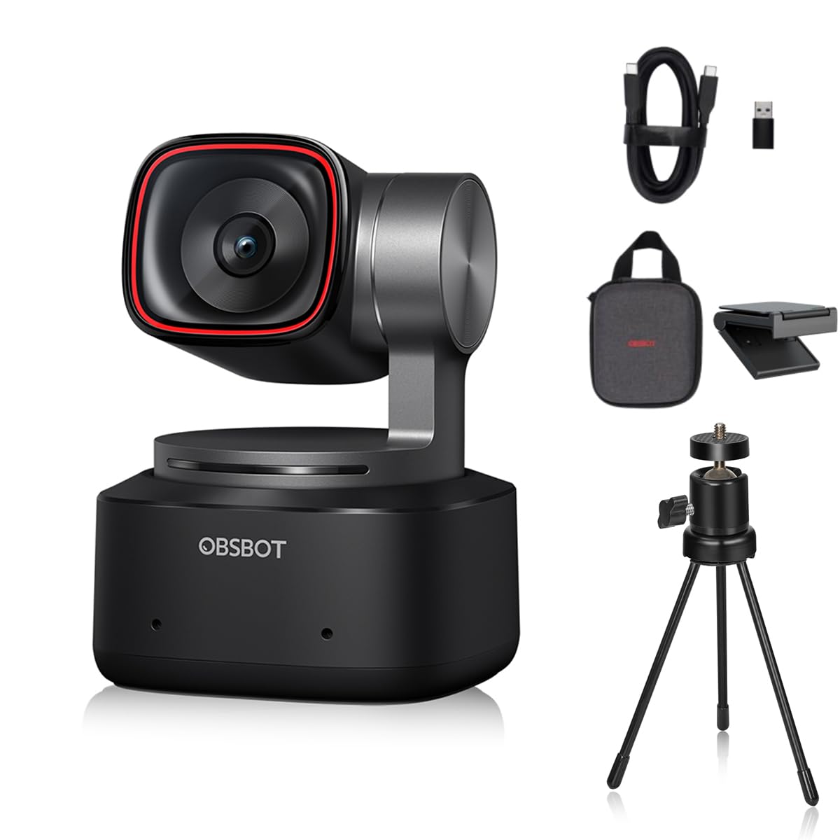 Obsbot Tiny 2 - Webcam PTZ 4K AI, USB 3.0