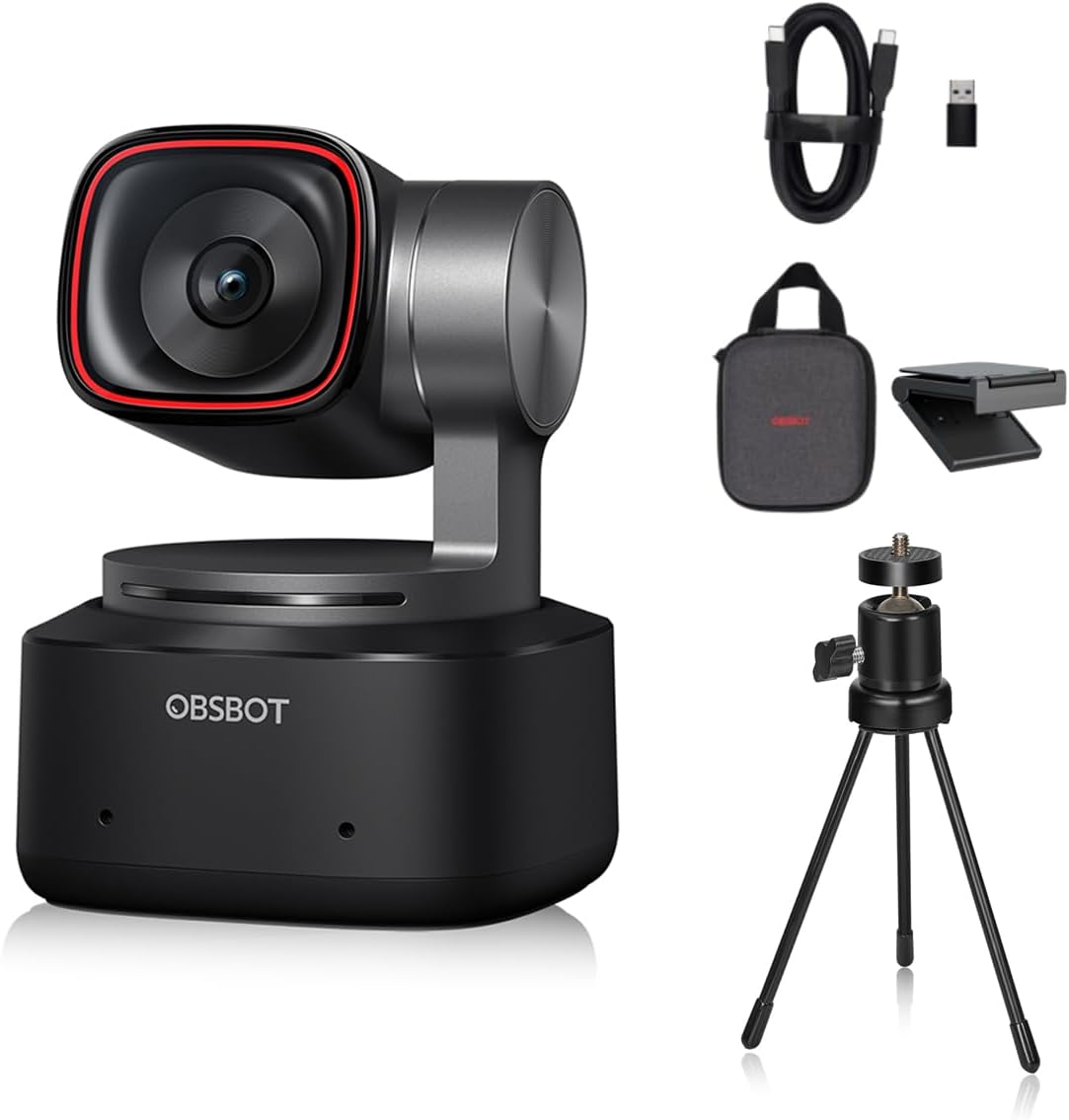 Obsbot Tiny 2 - Webcam PTZ 4K AI, USB 3.0 - immagine 1