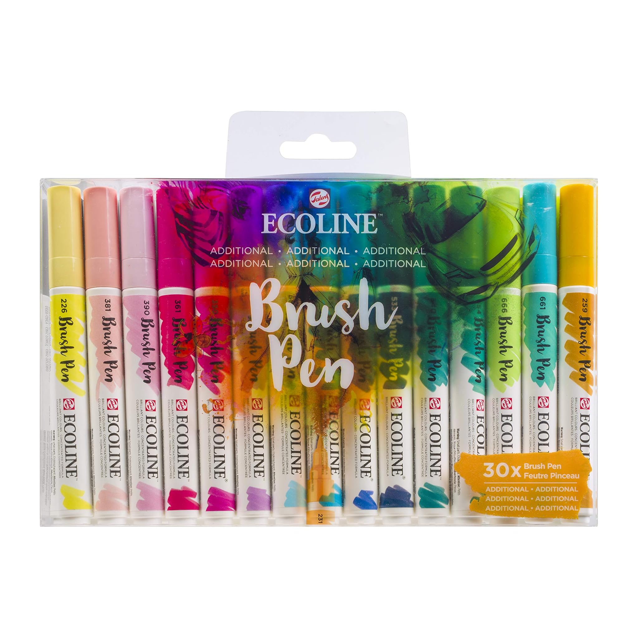 Ecoline Brush Pen Set 30 Penne Acquerellabili Liquide