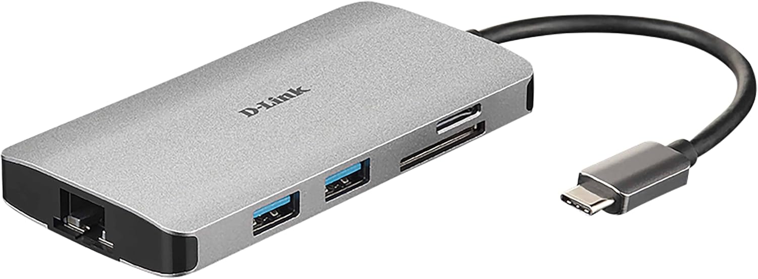 D-link DUB-M810 Hub USB-C 8 in 1 - immagine 1