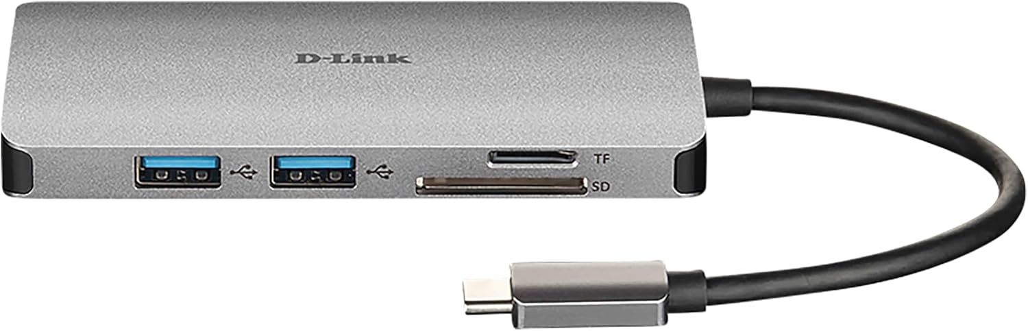 D-link DUB-M810 Hub USB-C 8 in 1 - immagine 2