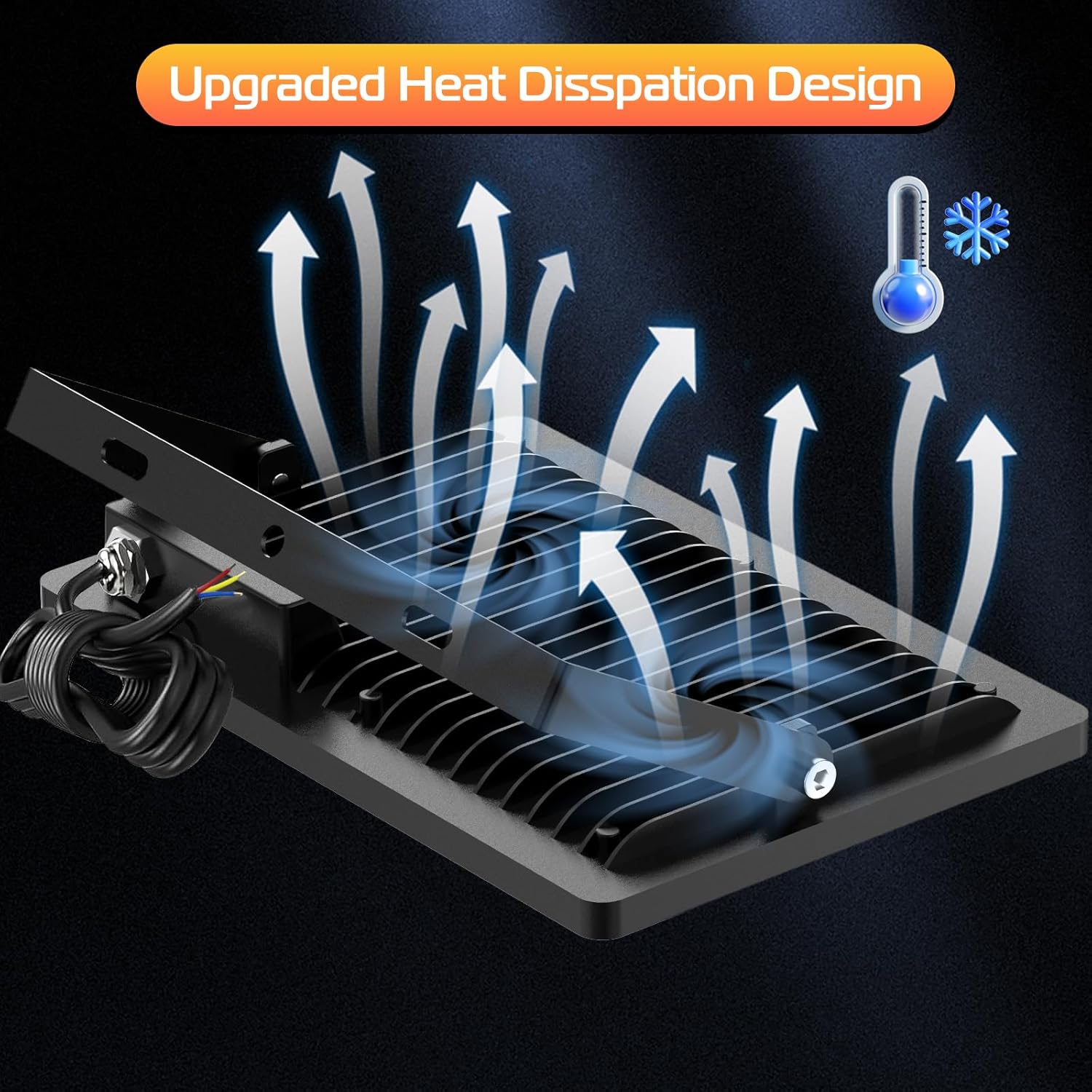 Hapylumi Faretto LED da Esterno 50W 5000LM - immagine 4