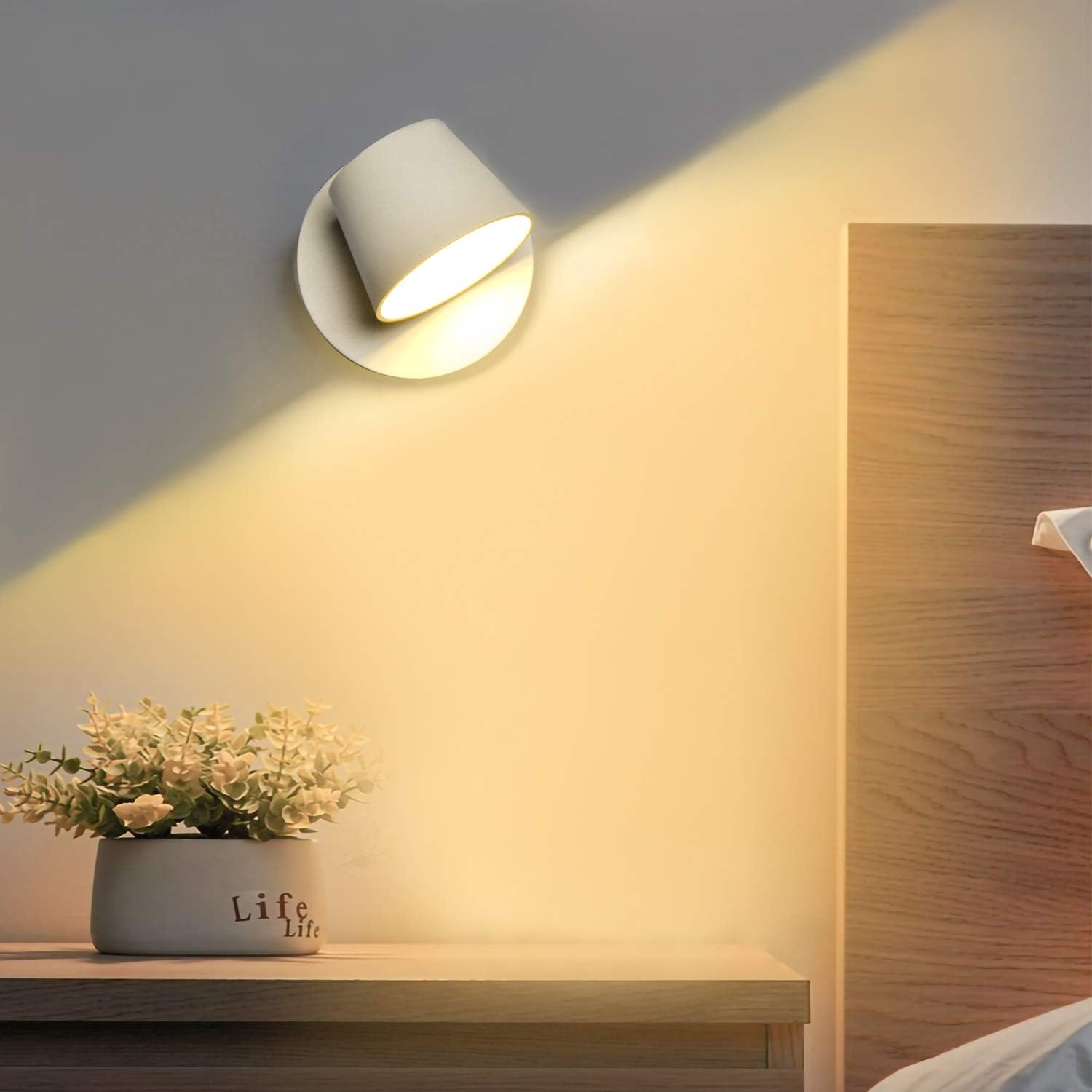 BarcelonaLED Applique LED Moderna Interna con Faretto - immagine 7