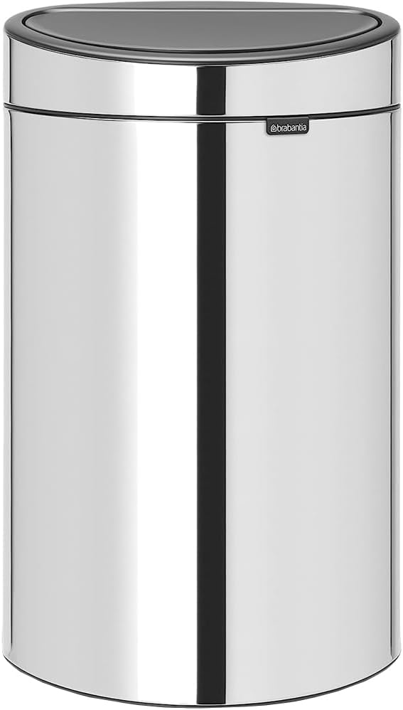 Brabantia Touch Bin New Pattumiera, 40 l, Inox Lucido