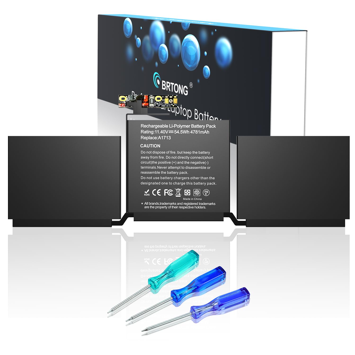 Batteria A1713 per MacBook Pro 13" A1708 (2016-2019)