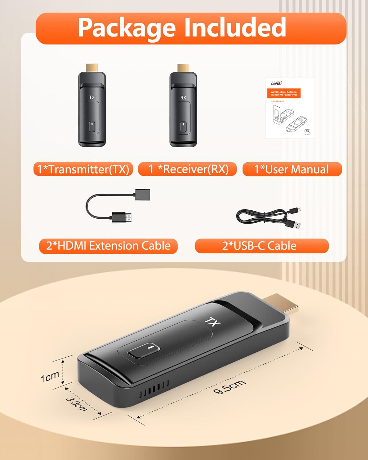 Aimibo Trasmettitore e Ricevitore HDMI Wireless 5G - immagine 7