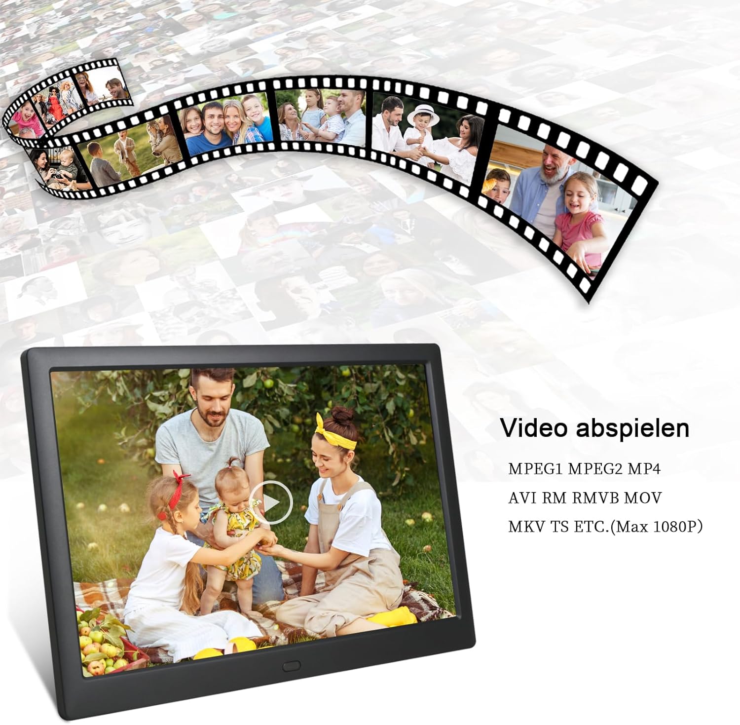 Tsitsc Cornice Digitale 13.3" 1280x800, Nera - immagine 6