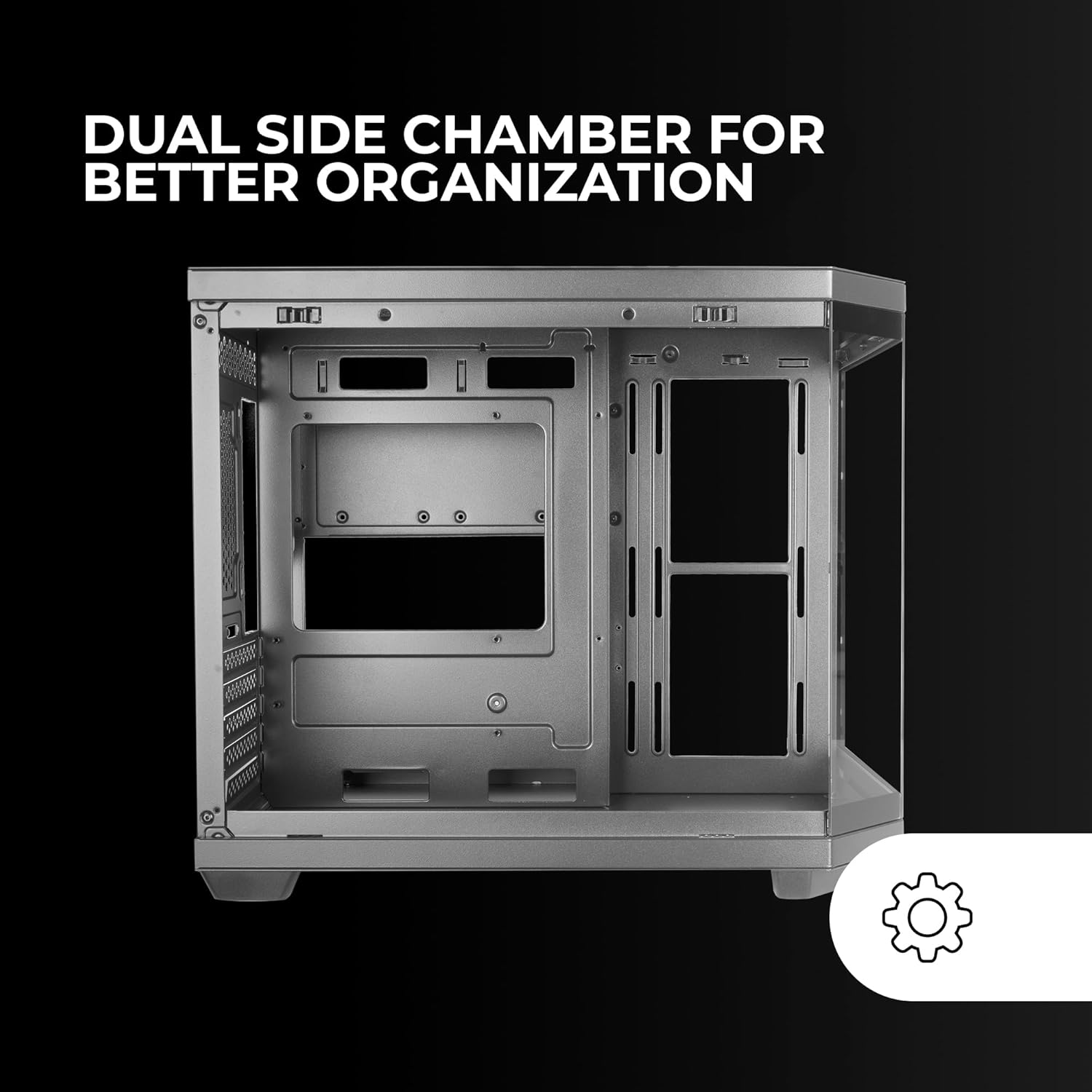 MARSGAMING MC-3TCOREM - Case Gaming Micro-ATX USB-C, Nero - immagine 5