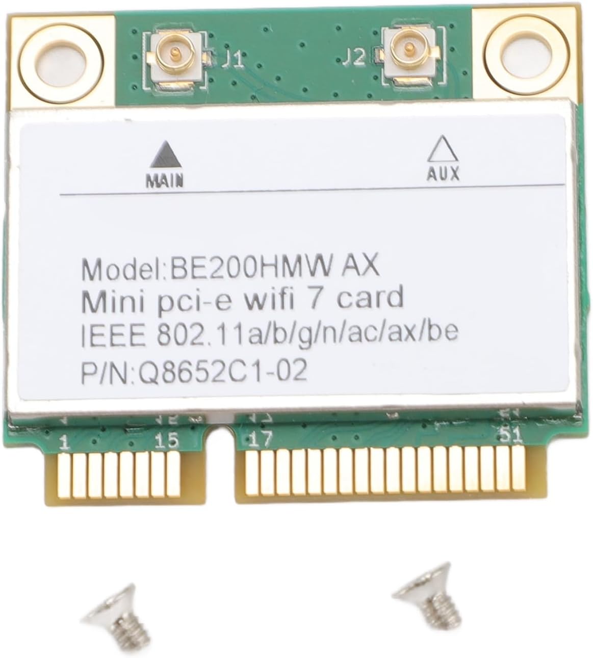 WiFi 7 Wireless Card Dual Band 802.11ax Mini PCI-E - immagine 1