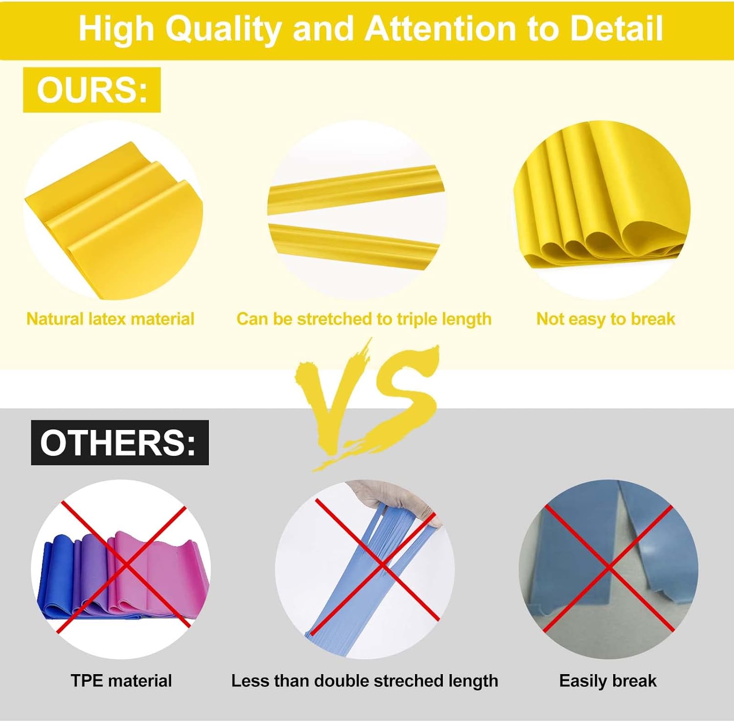 Elastici Palestra Resistance Band 1.8-2.0M - immagine 4